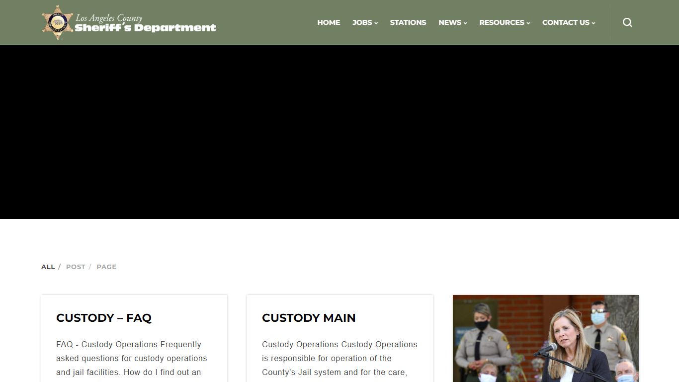 Men central jail - Los Angeles County Sheriff's Department